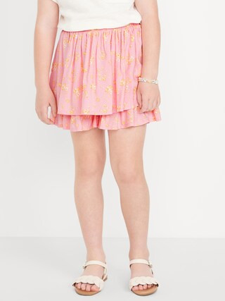 Printed High-Waisted Swing Skort for Girls | Old Navy (US)