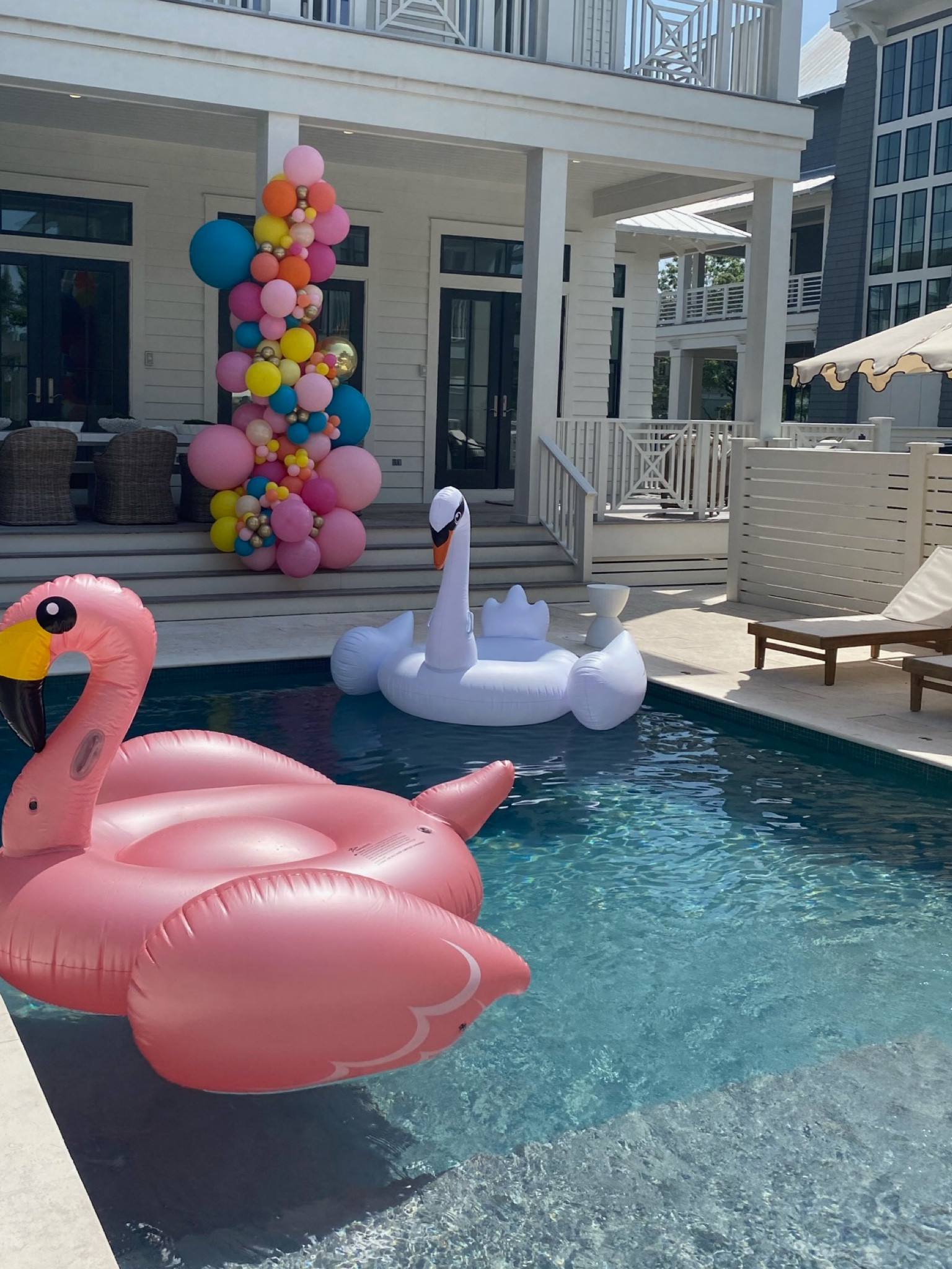 the best beach bach requires the perfect set up 

beach bride, bachelorette weekend, beach chic vibes, Rosemary beach bachelorette trip, etsy decor, bright balloons, pool floats

#LTKSeasonal #LTKwedding #LTKtravel