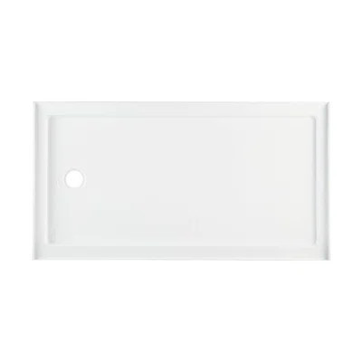 60" x 30" Rectangular Shower Base with Single Threshold and Right Drain | Wayfair North America