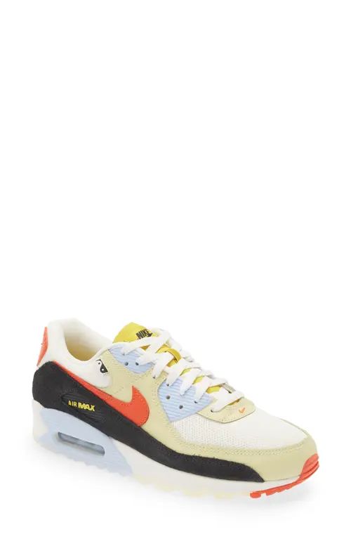 Nike Air Max 90 'Set to Rise' Sneaker in Lemon Drop/Team Orange/Sail at Nordstrom, Size 14 | Nordstrom