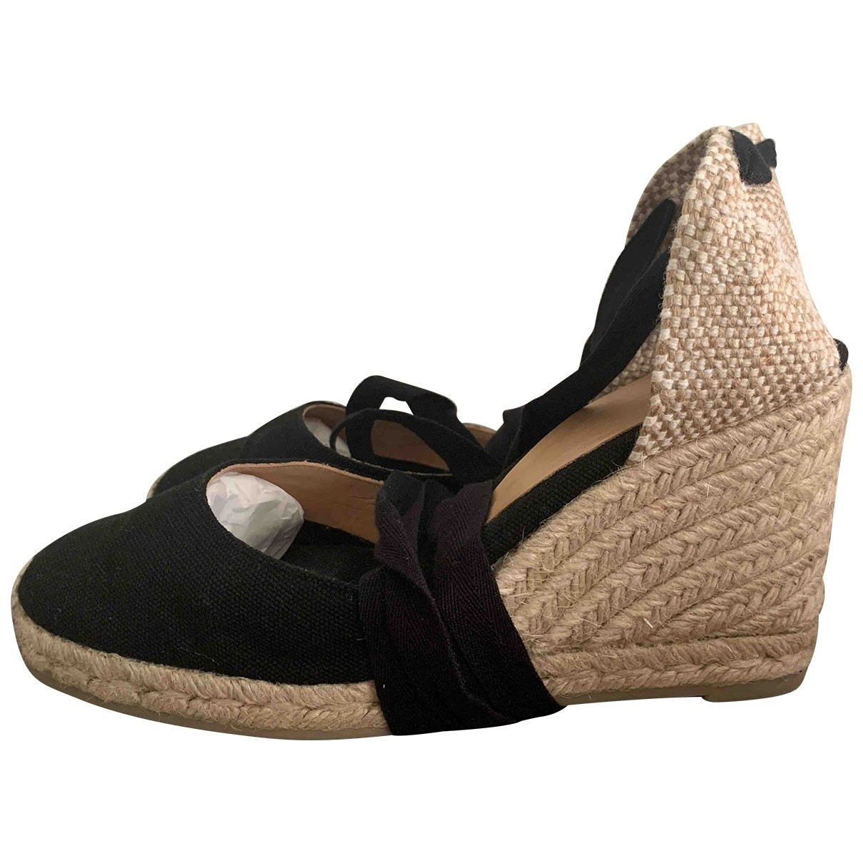 Castaner Black Cloth Espadrilles for Women 38 EU | Vestiaire Collective (Global)