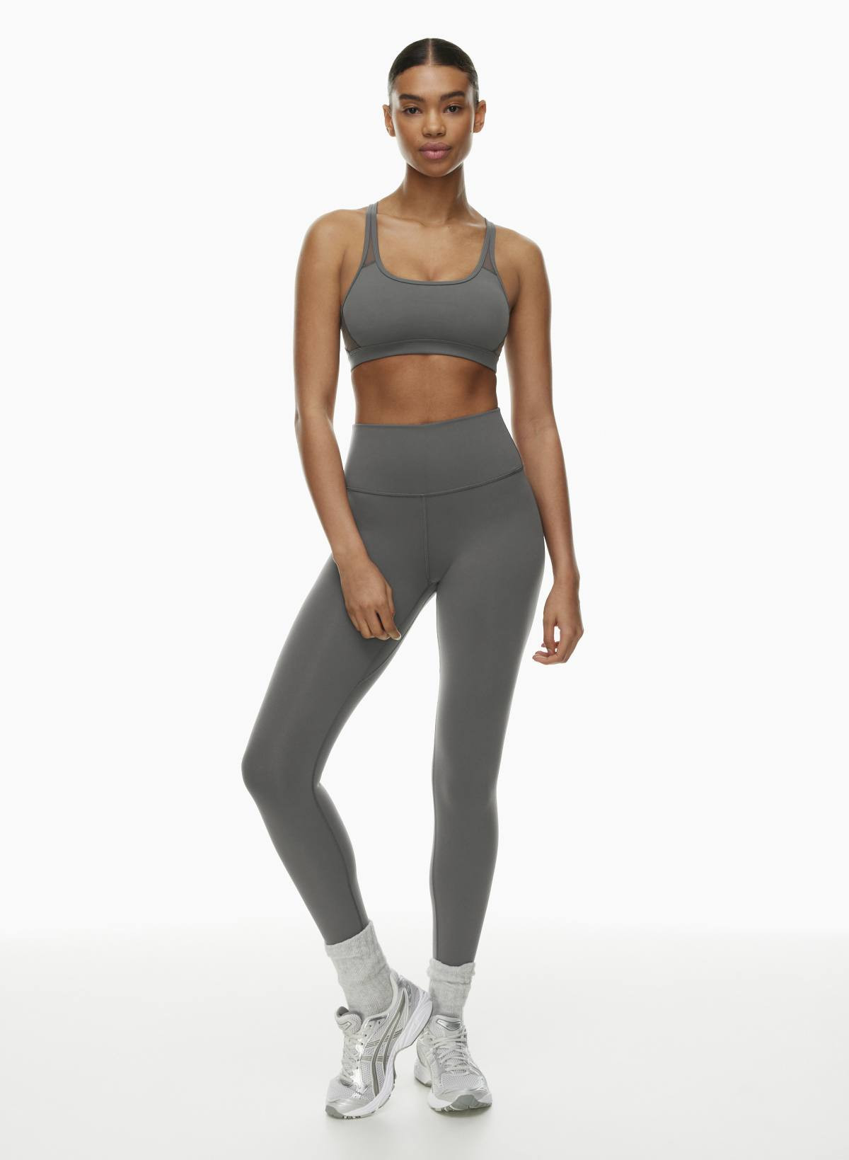 Golden Women's Life Atmosphere Hi-Rise Leggings in Coal Grey | 4 | Aritzia