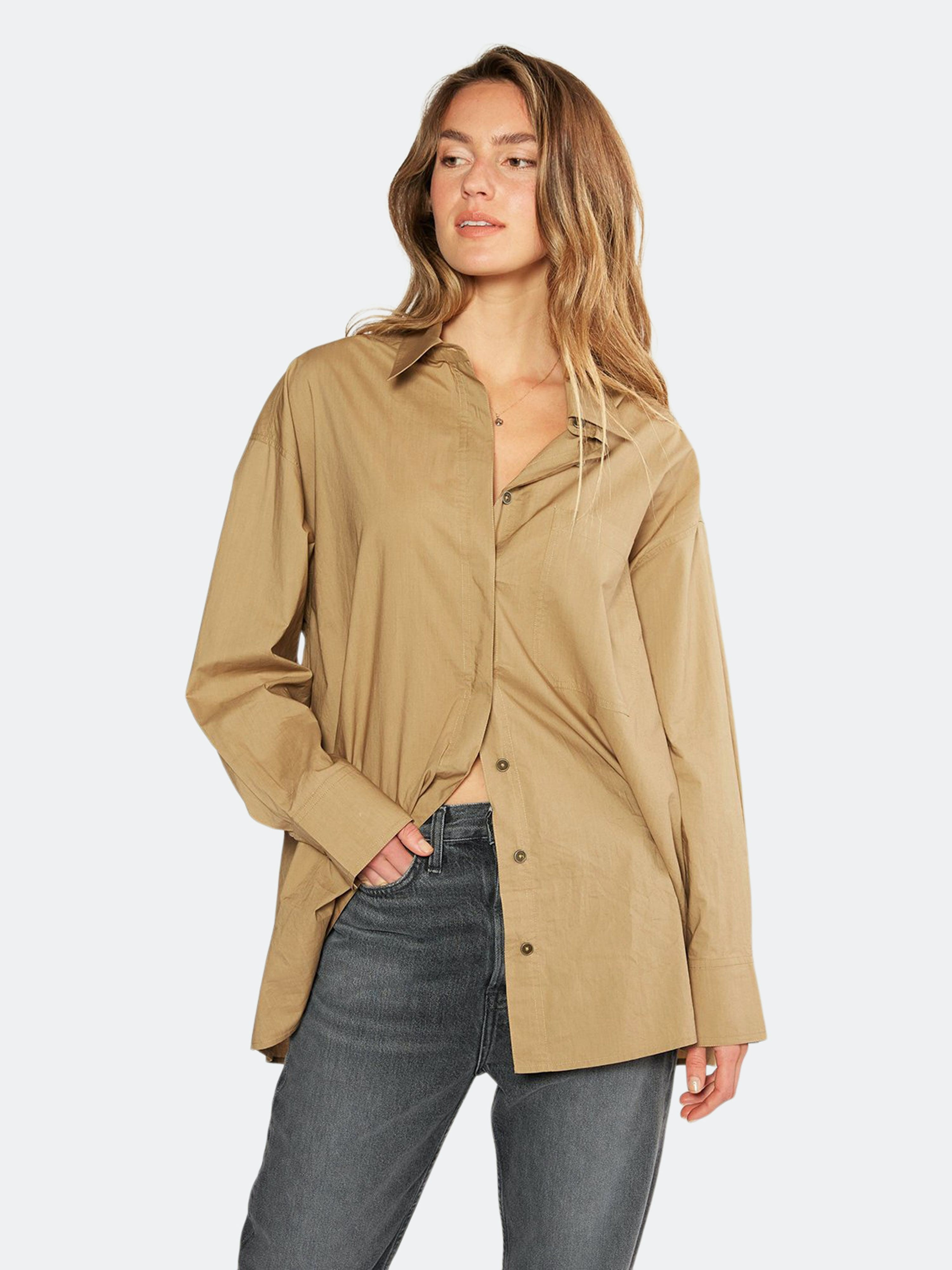 Holly Classic Shirt - Petrified Oak - L - Also in: S, M | Verishop