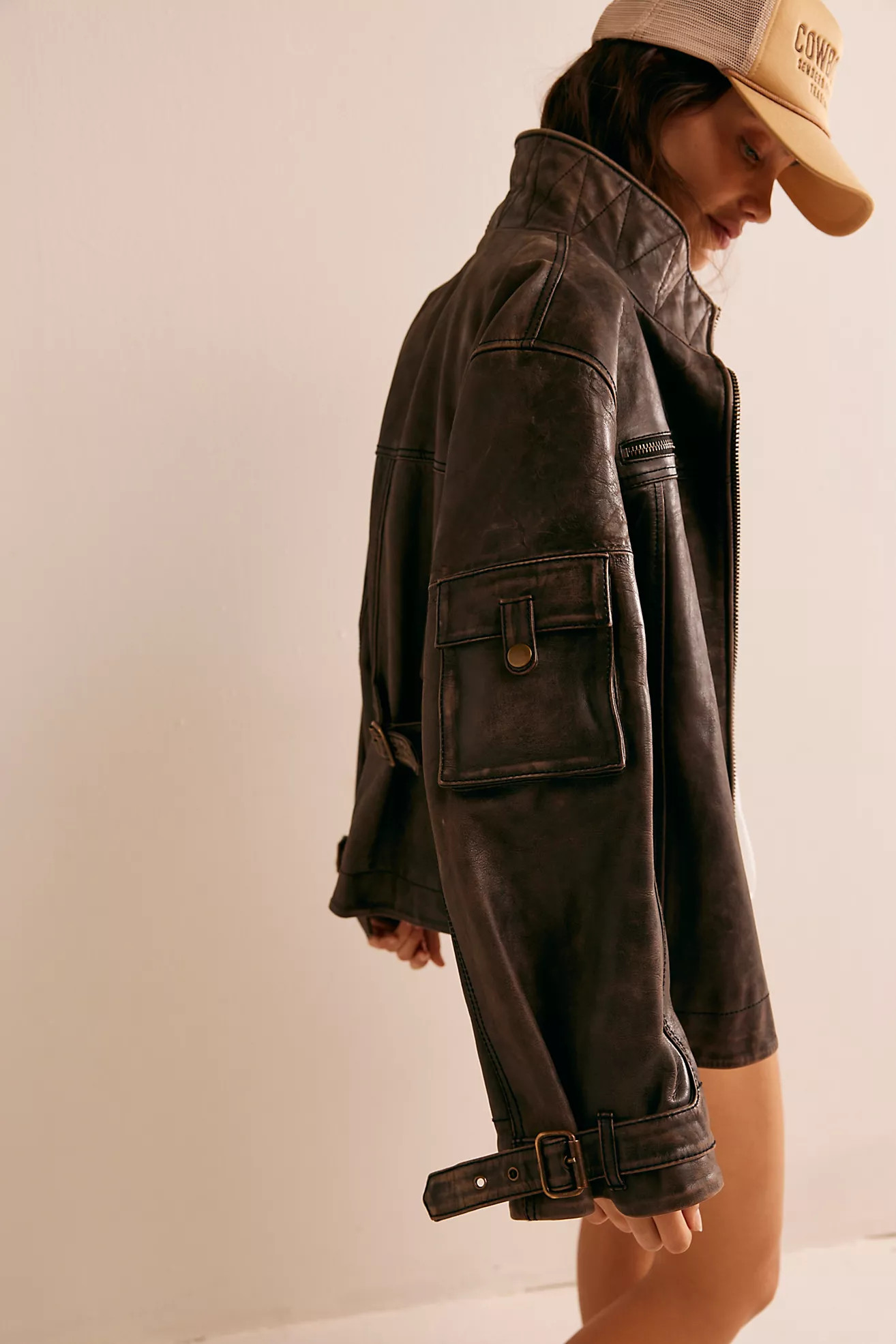 We The Free Skyline Leather Jacket | Free People (Global - UK&FR Excluded)