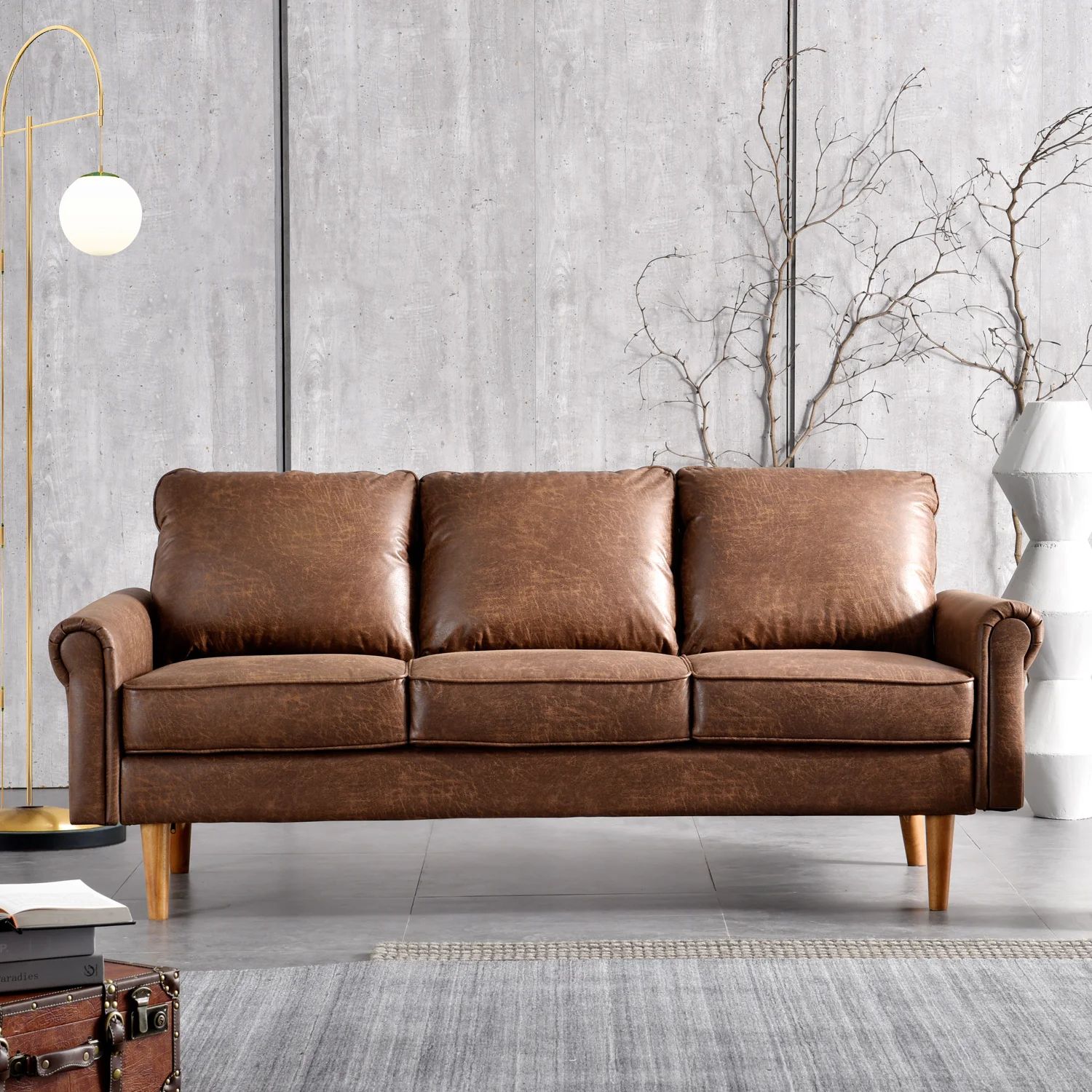 Ainsley 74.01'' Rolled Arm Sofa | Wayfair North America