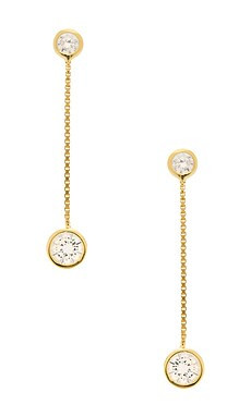 Solitaire Chain Drop Earring
                    
                    SHASHI | Revolve Clothing (Global)