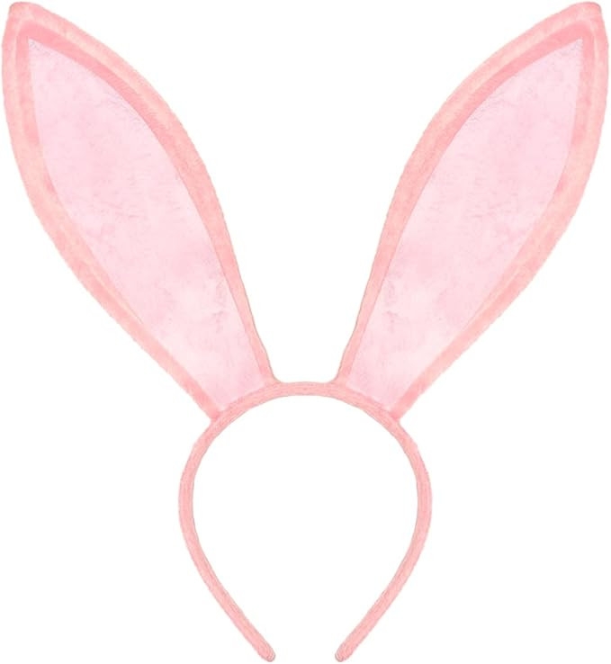 Funcredible Pink Bunny Ears - Bunny Ears Headbands - Bendable Bunny Ears - Bunny Rabbit Cosplay C... | Amazon (US)