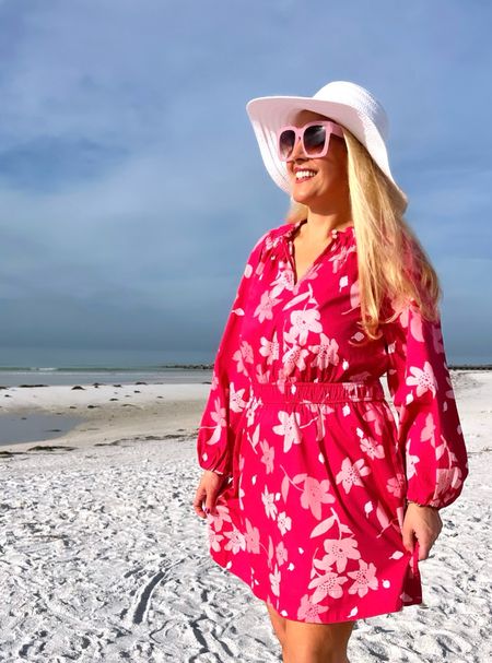 🏖️Feel the sun on your face when you arrive at the beach on spring break. Walmart fashion from head to toe.

Wearing a medium dress. Fits true to size.




#LTKfindsunder50 #LTKtravel #LTKswim