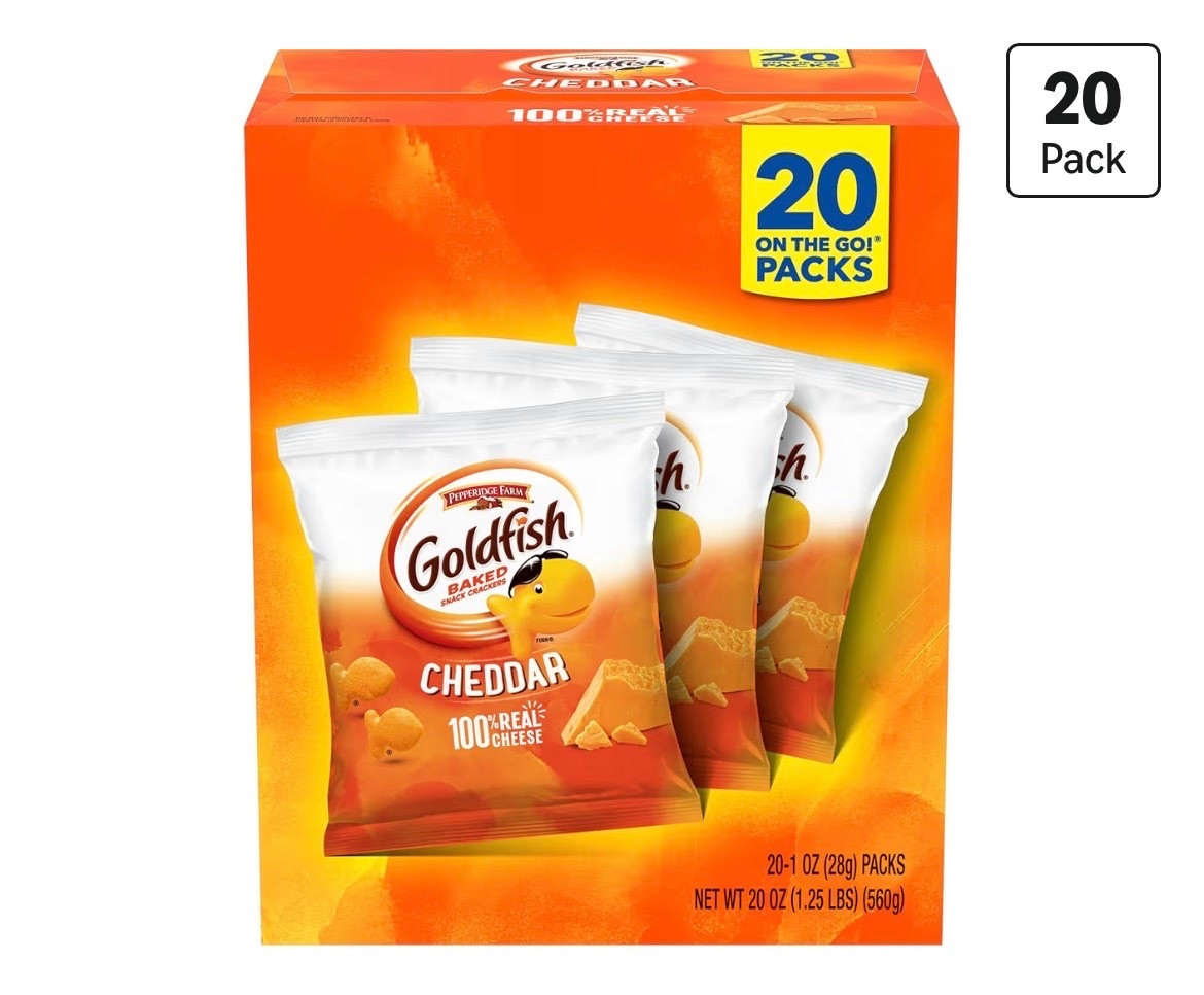 20 Packs of the large size Goldfish Bags are only around $7 today as a Prime Days Deal!!! Always a fan favorite snack - over 40,000 have sold of this just in June alone at Amazon 🙌🏻 Lowest this has been all year, so a great time to stock up!

#LTKSaleAlert #LTKHome #LTKKids