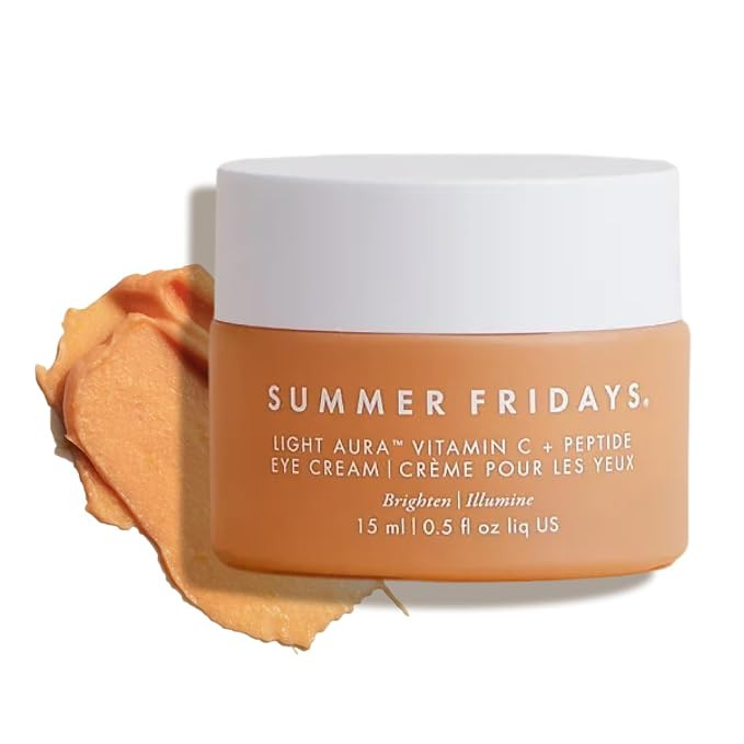 Summer Fridays Light Aura Vitamin C + Peptide Eye Cream - Brightening Eye Cream with an Illuminat... | Amazon (US)