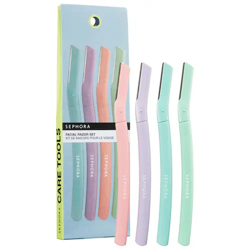 4 Piece Facial Razor Set | Sephora (US)