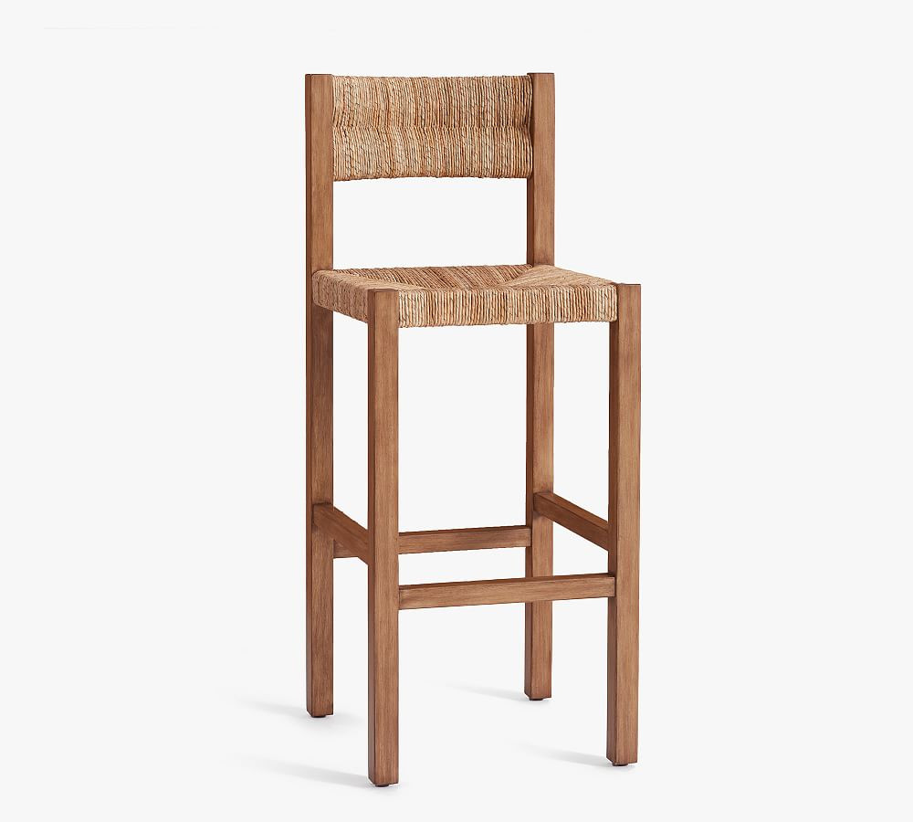 Malibu Woven Stool | Pottery Barn (US)