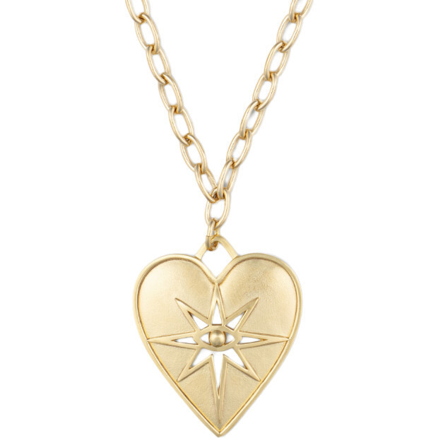 HART | Seeing Heart Necklace (Gold, One Size) | Maisonette | Maisonette