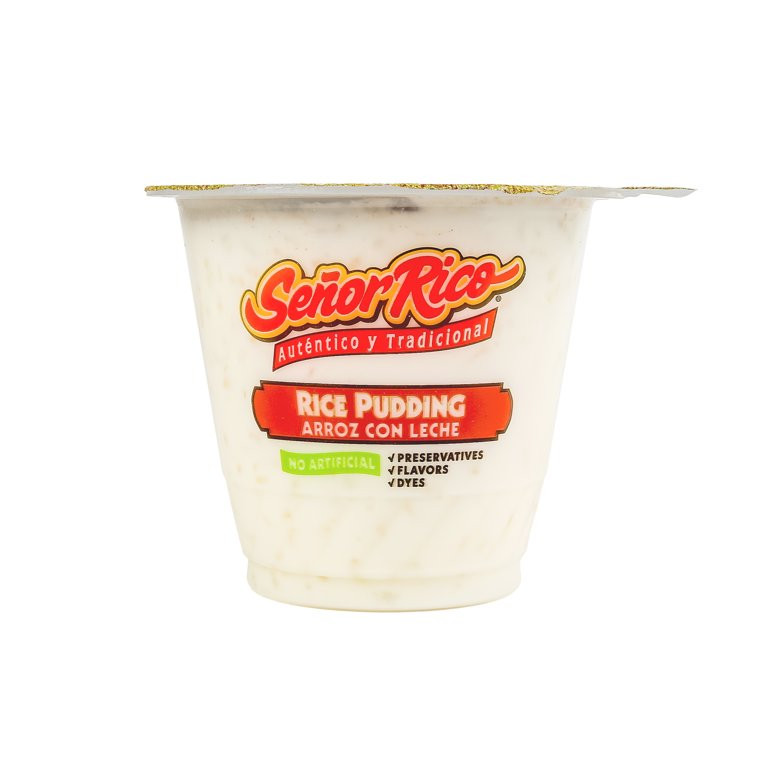 Senor Rico Rice Pudding, 1 - 7 oz Serving Size Plastic Cup, Refrigerated | Walmart (US)
