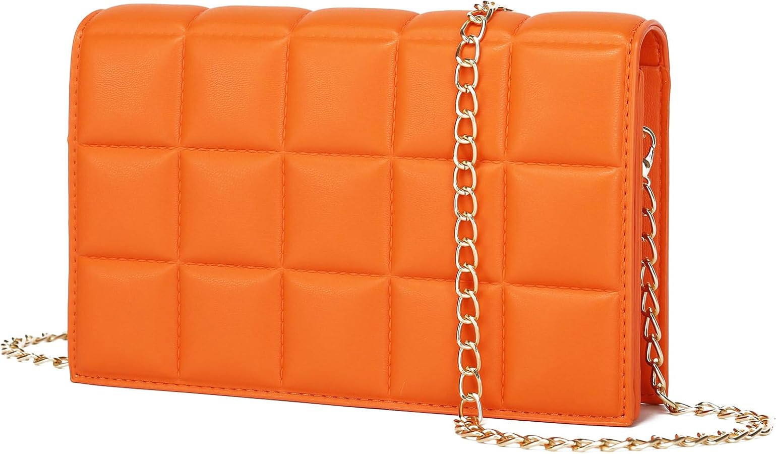 YIKOEE Quilted Chain Mini Shoulder Purse for Women | Amazon (US)
