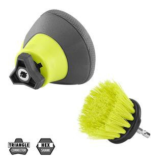 Palm Scrubber with 2 in. Medium Bristle Brush | The Home Depot