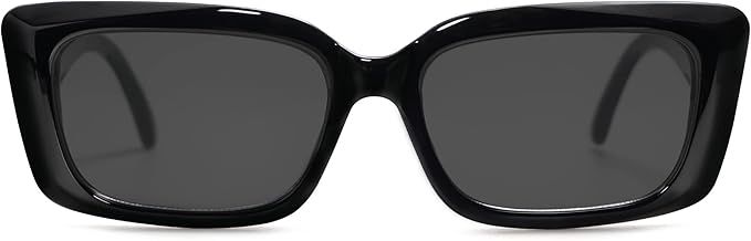 SOJOS Trendy Rectangular Sunglasses Womens,90's Retro Shades Sunnies Gafas de sole Chunky Angular... | Amazon (US)