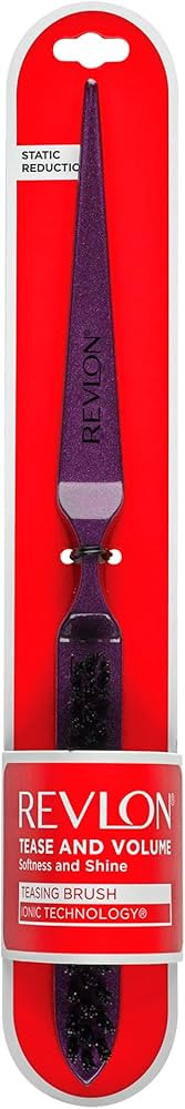 Revlon Perfect Style Softness and Shine Teasing Brush, Purple | Amazon (US)