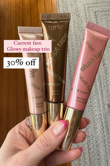 30% off all Tarte makeup!
Perfect trio for glowy natural look
Dewy makeup 


#LTKsalealert #LTKbeauty