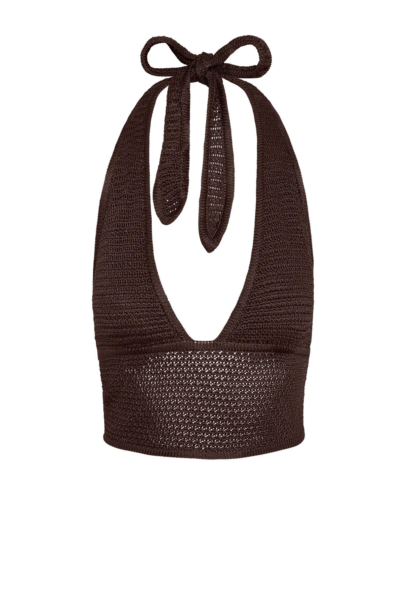 Toulon Top - Espresso Treble Knit | Monday Swimwear