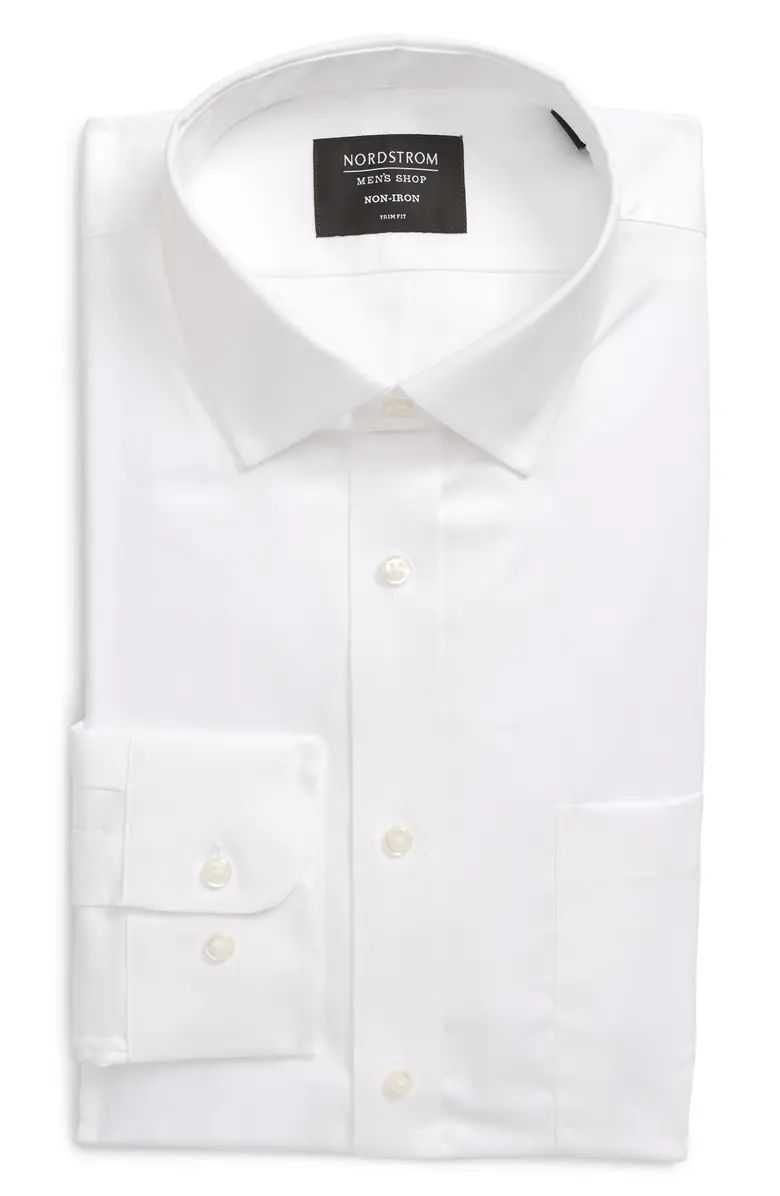 Trim Fit Non-Iron Dress Shirt | Nordstrom