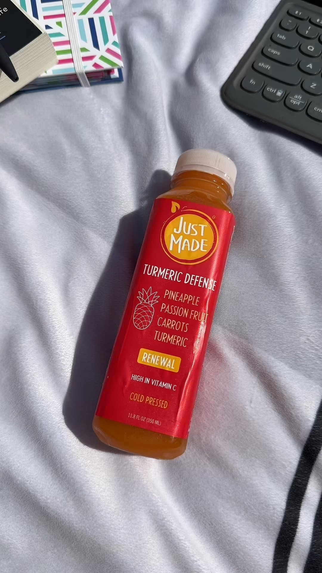 No makeup. No pressure.

Just a quiet work moment, a little sunlight, and a juice that actually helps me feel good.

This is my #myjustmademoment — and these are the small wins that keep me grounded in the chaos.

Pineapple, passion fruit, carrot, turmeric.

Clean. Refreshing. Just what I needed.

#JustMadeJuice #ColdPressedJuice #MomFinds #WorkFromHomeVibes #StayAtHomeCEO #MomBossFuel #MyJustMadeMoment #PicnicWorkDay

#LTKActive