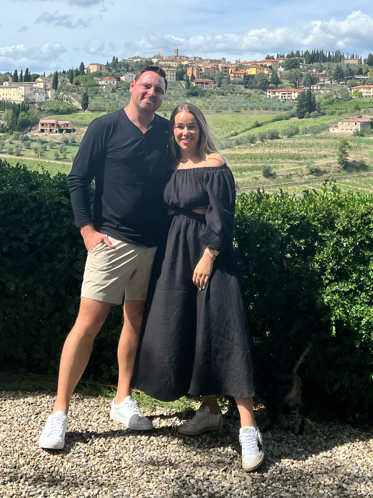 Day trip to Tuscany! Black midi cut out dress. So comfortable 😍  

#LTKtravel #LTKstyletip #LTKeurope