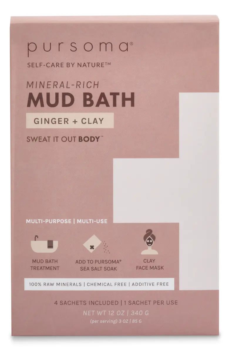 Pursoma 4-Pack Mud Bath Clay Detox Bath Treatment | Nordstrom | Nordstrom