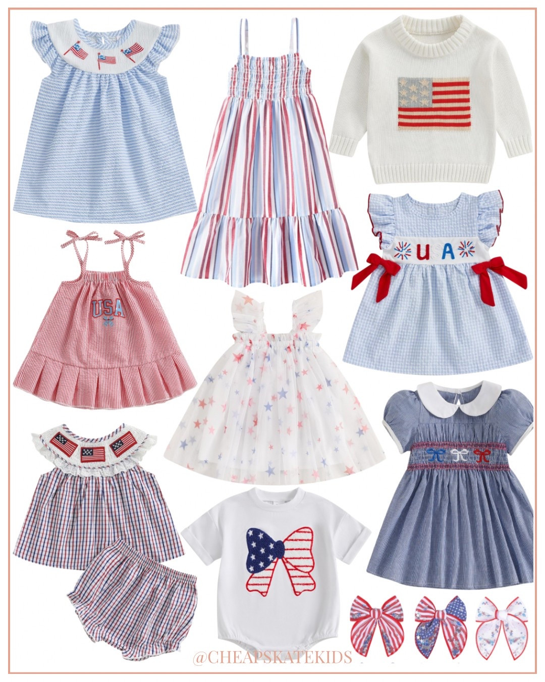 4th of July outfits! ❤️🤍💙

#LTKFamily #LTKBaby #LTKItBag