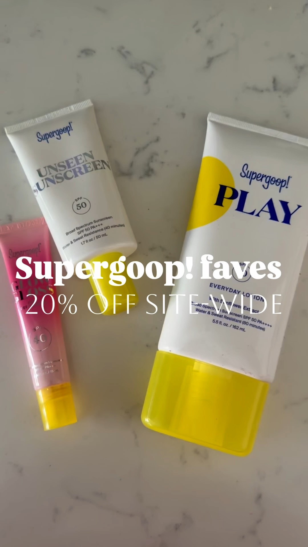 Stick up on your favorite sunscreen brand! The friends and family sale just started- 20% off. I’ve been buying this sunscreen for years and I keep going back because it’s just that good. Easy to apply, great for sensitive skin, and works well! Cruelty free & vegan

#LTKSaleAlert #LTKBeauty #LTKSeasonal