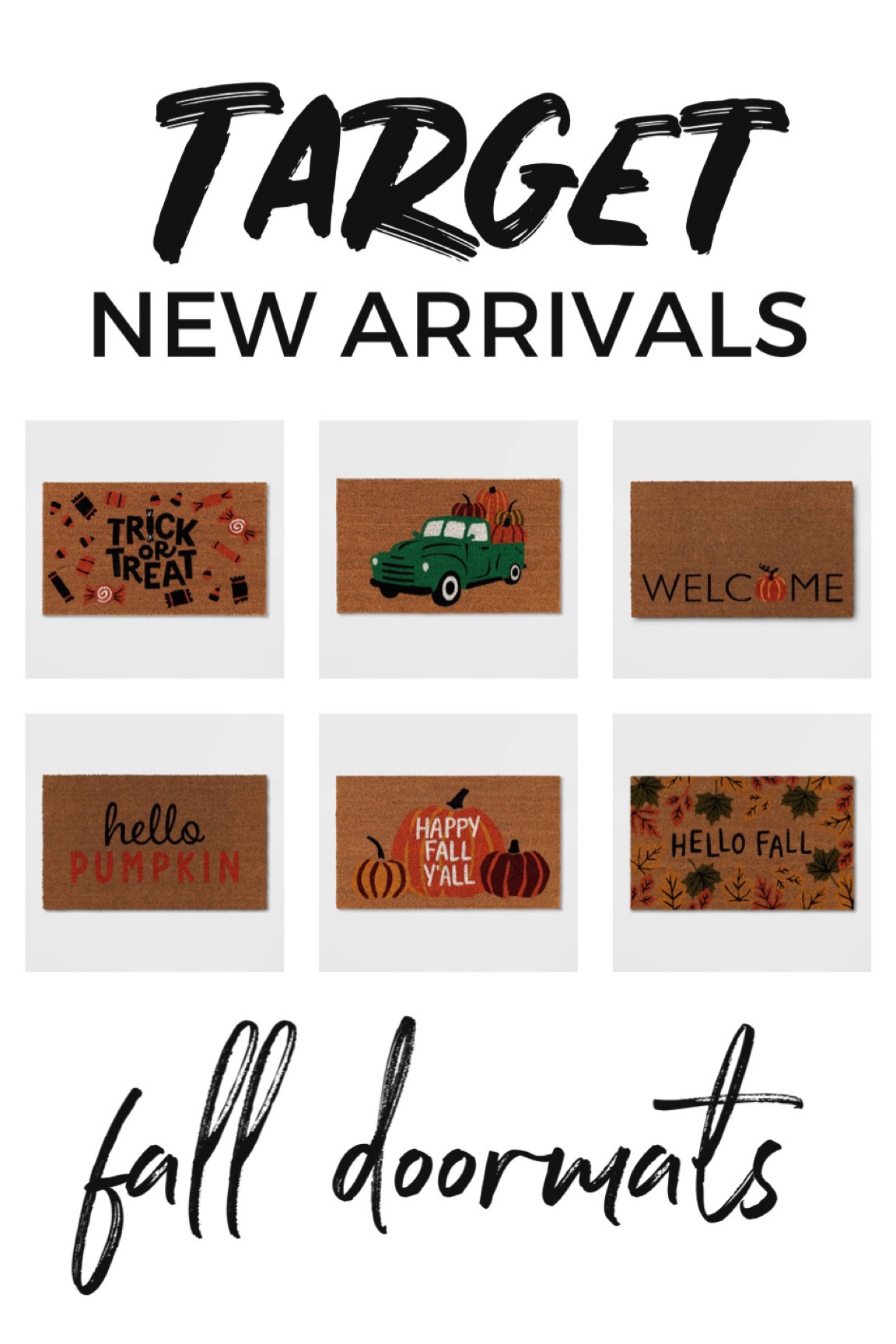 Target fall doormats 

#LTKfindsunder50 #LTKhome #LTKHalloween