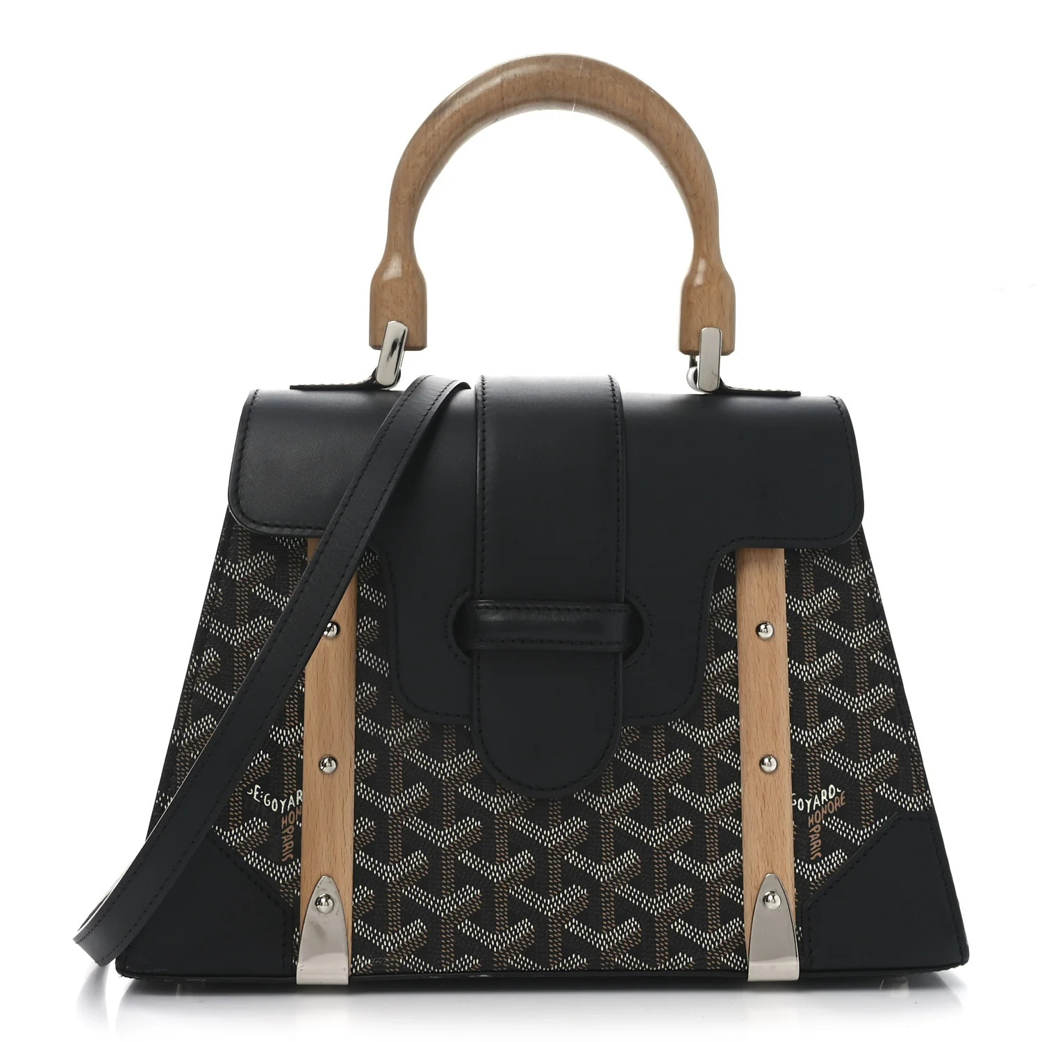 Goyard Goyardine Saigon PM Black 1720679 | FASHIONPHILE (US)