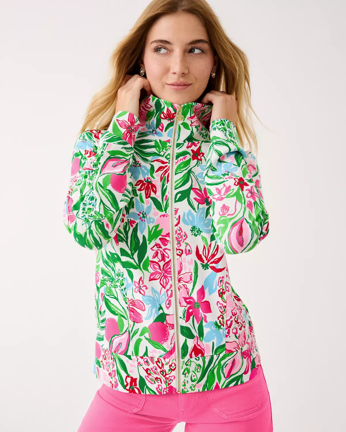 UPF 50+ Eleni Zip-Up | Lilly Pulitzer