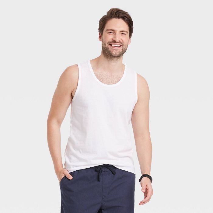 Men's Standard Fit Jersey Tank Top - Goodfellow & Co™ | Target