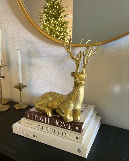 Sitting Deer Christmas Decor, entryway Christmas decorations

#LTKHoliday #LTKhome #LTKfindsunder50