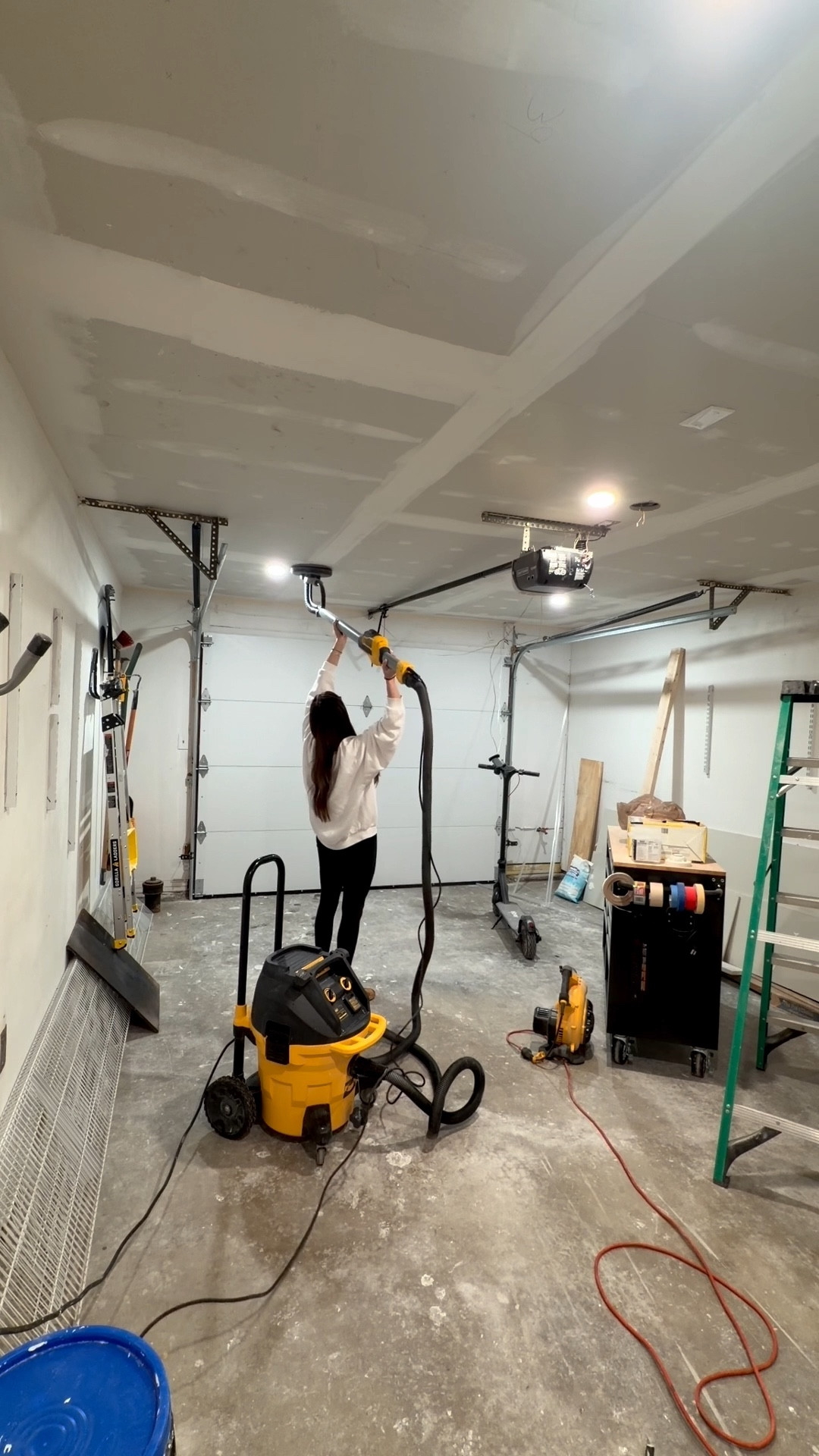 Sanding the ceiling became a lot easier 

#LTKHome #LTKMens