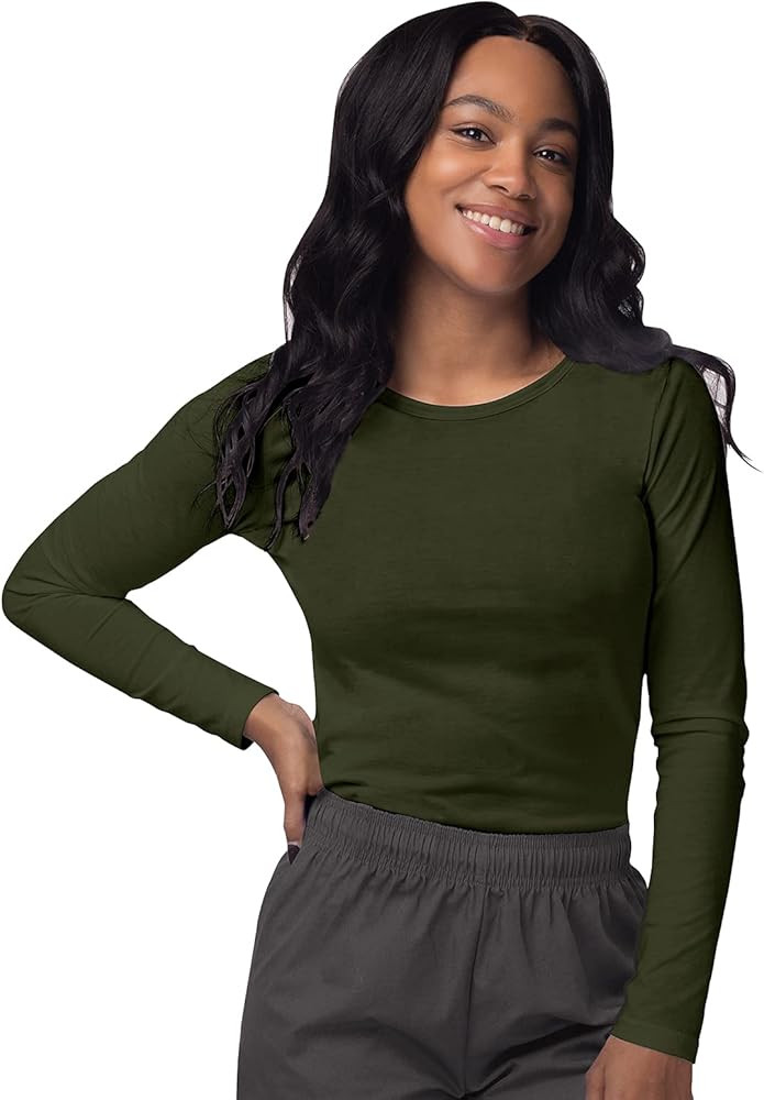 SIVVAN Scrubs for Women - Long Sleeve Comfort Underscrub Tee | Amazon (US)