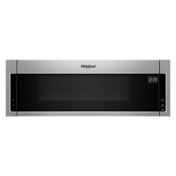 Whirlpool Low Profile Microwave Hood Combination 1.1-cu ft Over-the-Range Microwave (Stainless St... | Lowe's