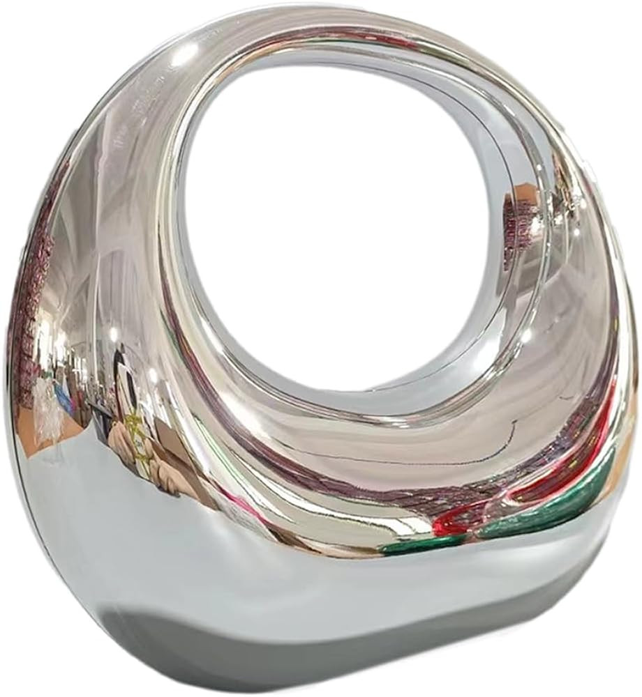 Acrylic Evening Clutch Purse Top-handle Moon Hobo Bag, Elegant Marble Handbag for Wedding Cocktai... | Amazon (US)