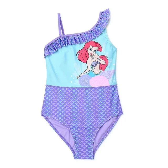 Ariel Swimsuit, One Piece, Sizes 4/5 - 7/8 | Walmart (US)