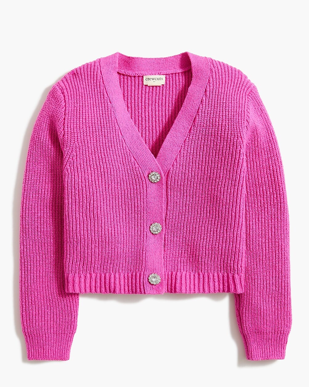 Girls' jewel-button cardigan sweater | J.Crew Factory