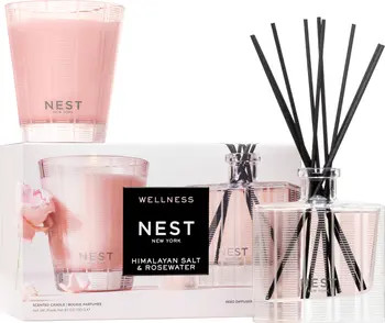 NEST New York Himalayan Salt & Rosewater Classic Candle & Reed Diffuser Set (Nordstrom Exclusive)... | Nordstrom