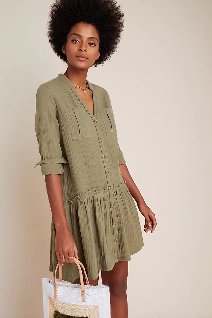 Katie Textured Utility Tunic | Anthropologie (US)