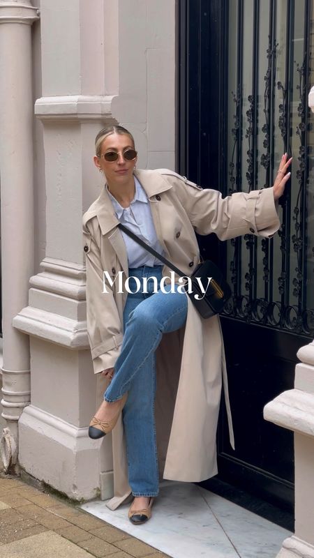 A week in spring outfits 🖤🌤️ 

Trench coat, jeans, blue shirt, minimal outfits, capsule wardrobe, ballet flats, satin skirt, wardrobe essentials 

#LTKVideo #LTKfindsunder50 #LTKstyletip