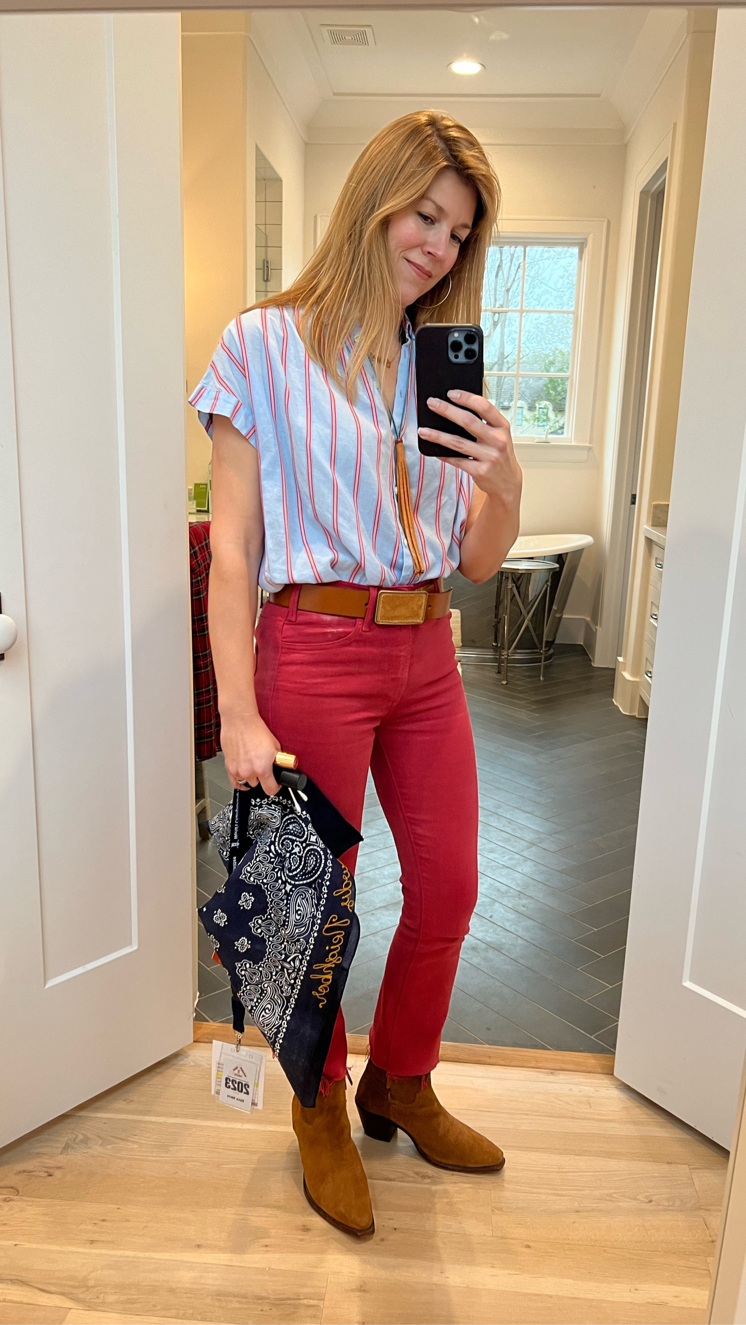 Western Outfit Idea #2. Red, White and BBQ theme day.

#LTKSeasonal #LTKtravel #LTKstyletip