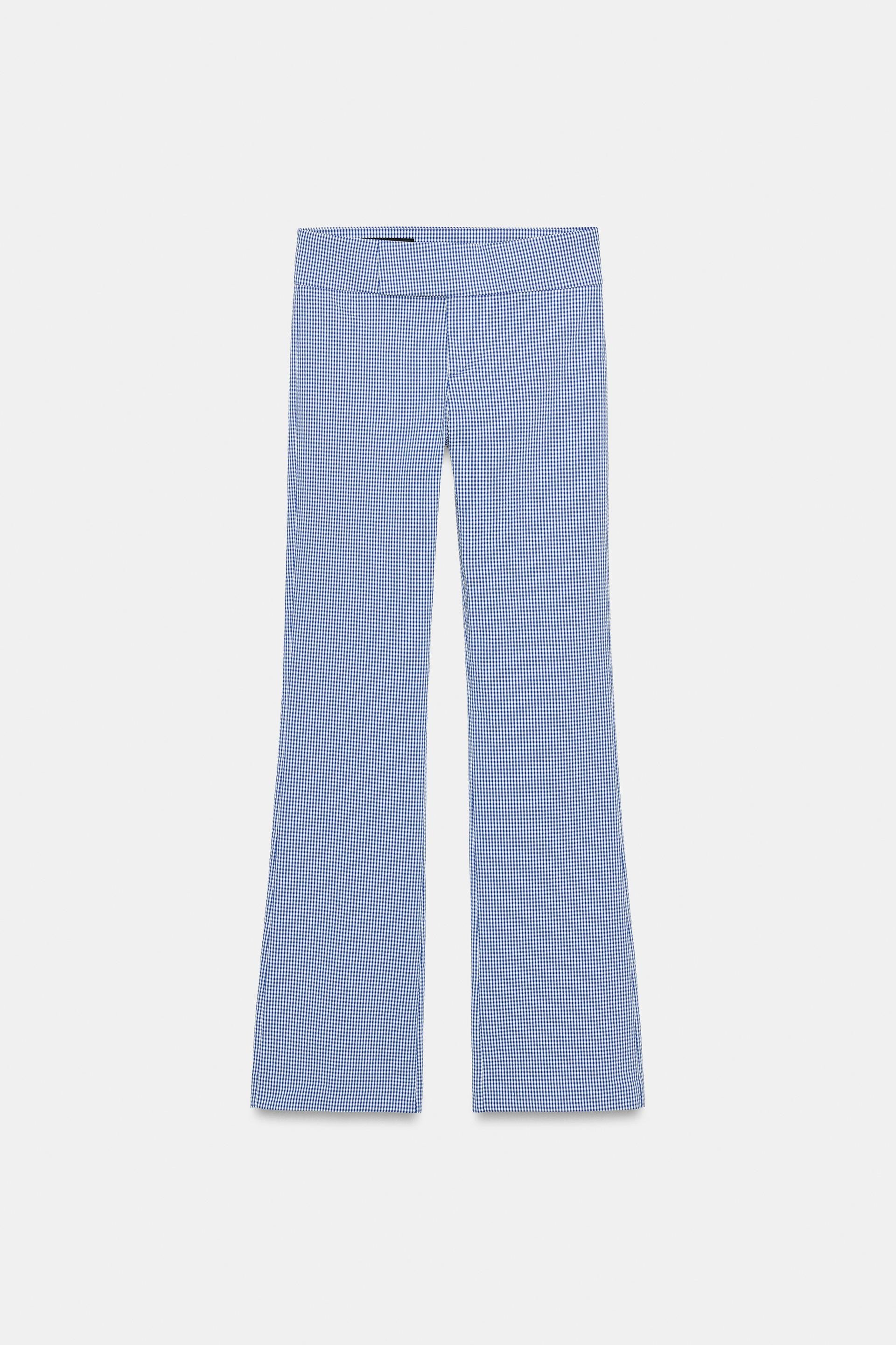 SCHLAGHOSE MIT VICHY-MUSTER | Zara US