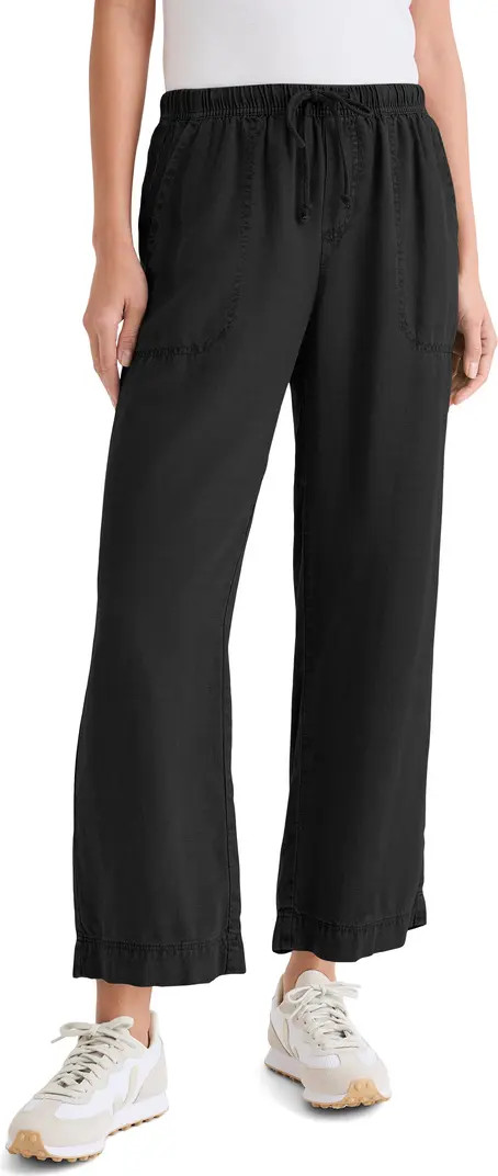 Angie Crop Wide Leg Pants | Nordstrom