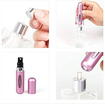 InfantLY Bright 5ml Perfume Atomizer Portable Liquid Container for Cosmetics Mini Aluminum Spray ... | Amazon (US)