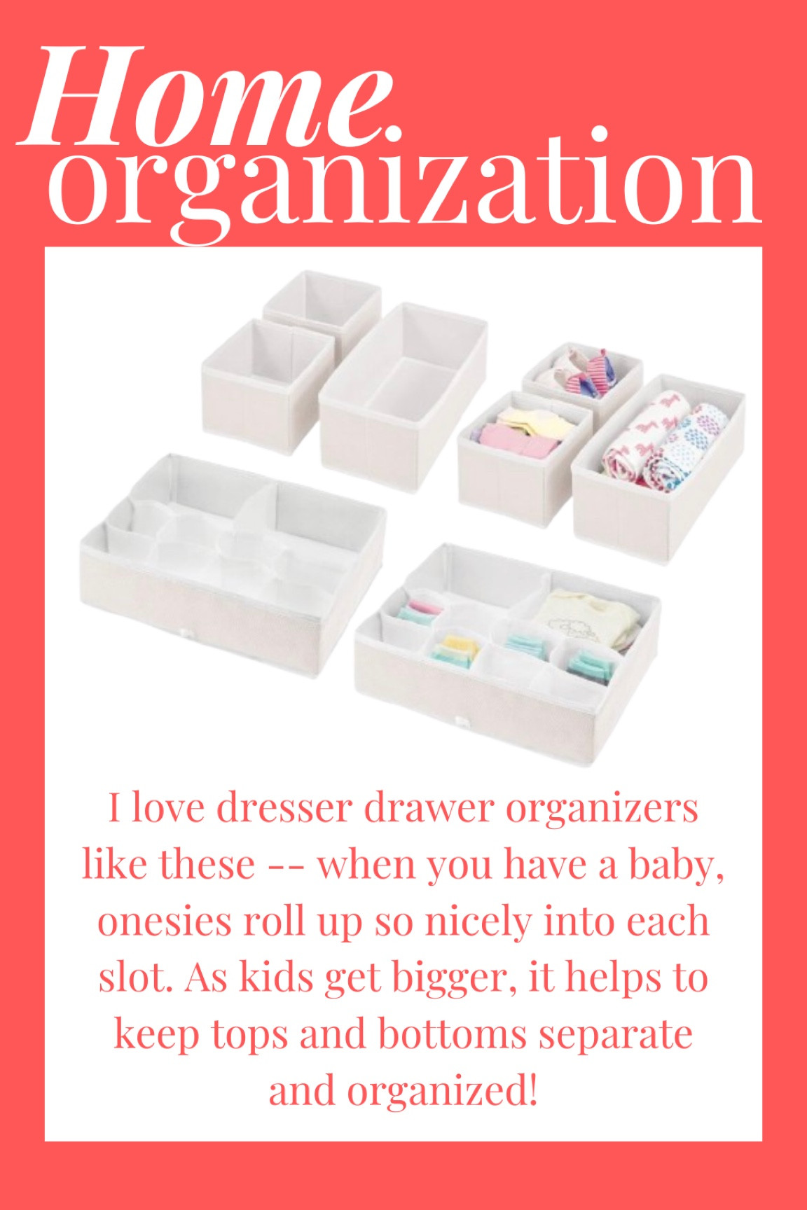 Drawer organizer for clothes, for baby nursery 

#LTKkids #LTKhome #LTKbaby