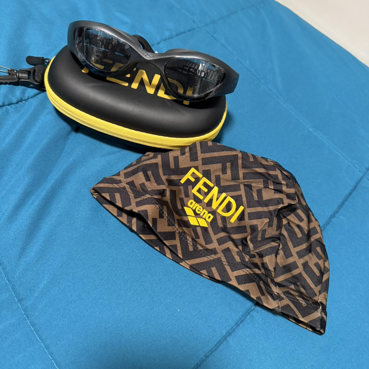 Fendi Water sport - Brown/Black | Depop US